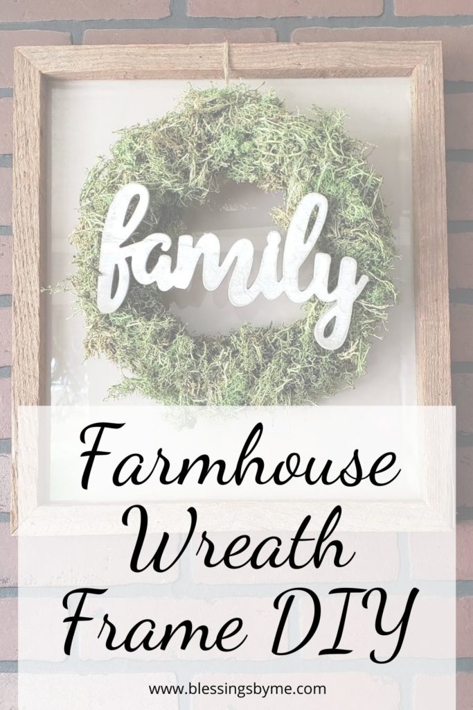 Farmhouse Wreath Frame DIY
