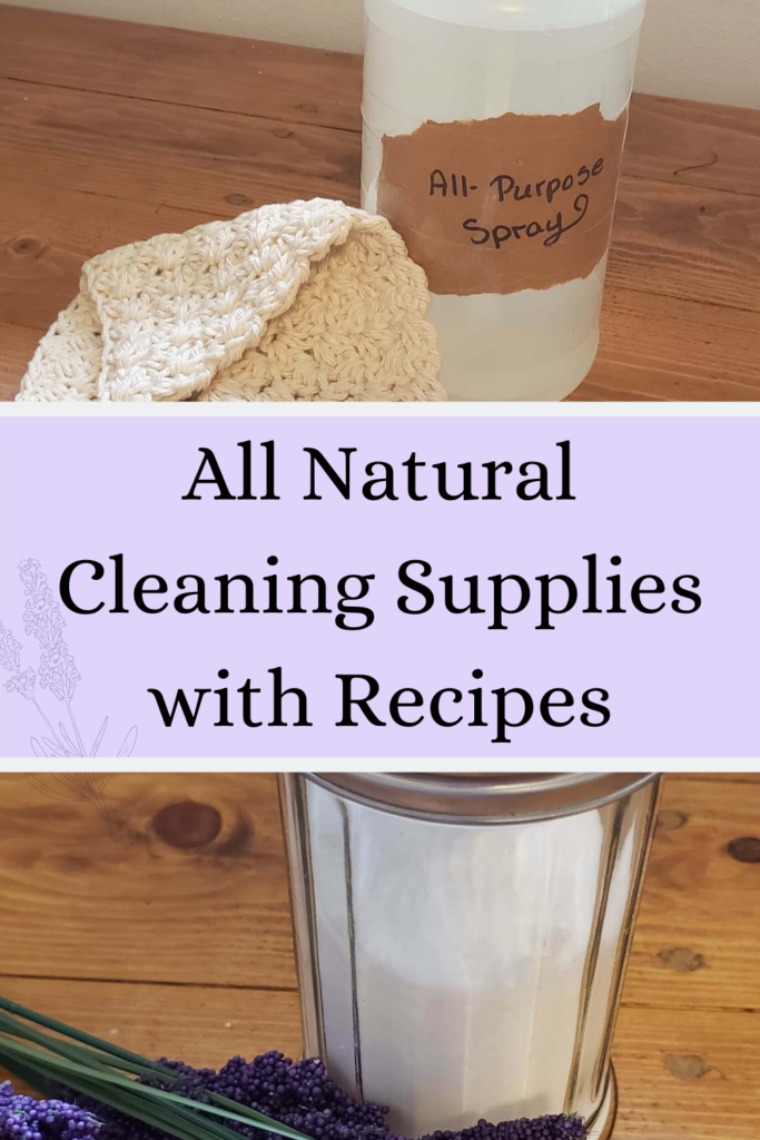 Natural Cleaning Supplies with Recipes Home Living