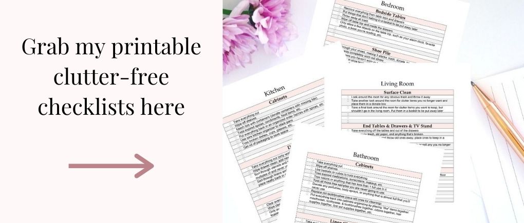 clutter-free printables