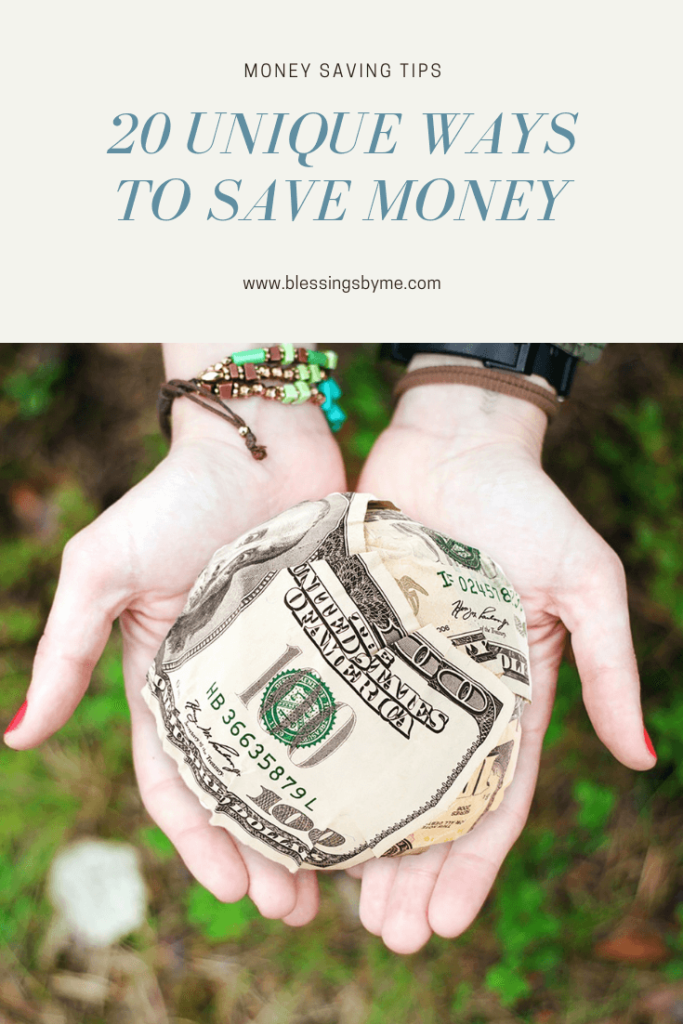 20 Unique Ways to Save Money