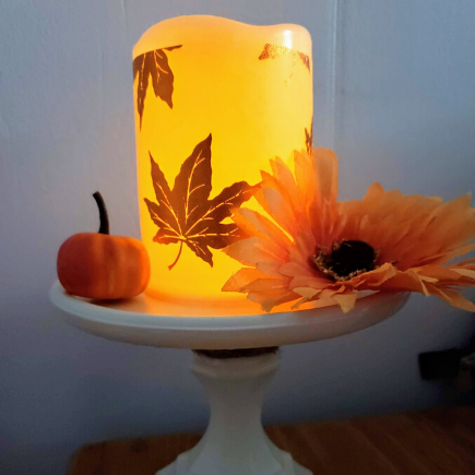 Fall Candle Holder