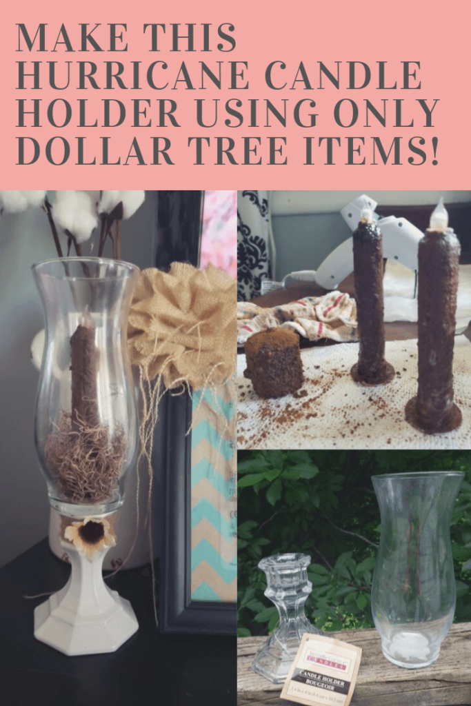 Hurricane Candle Holder - Dollar Tree DIY 