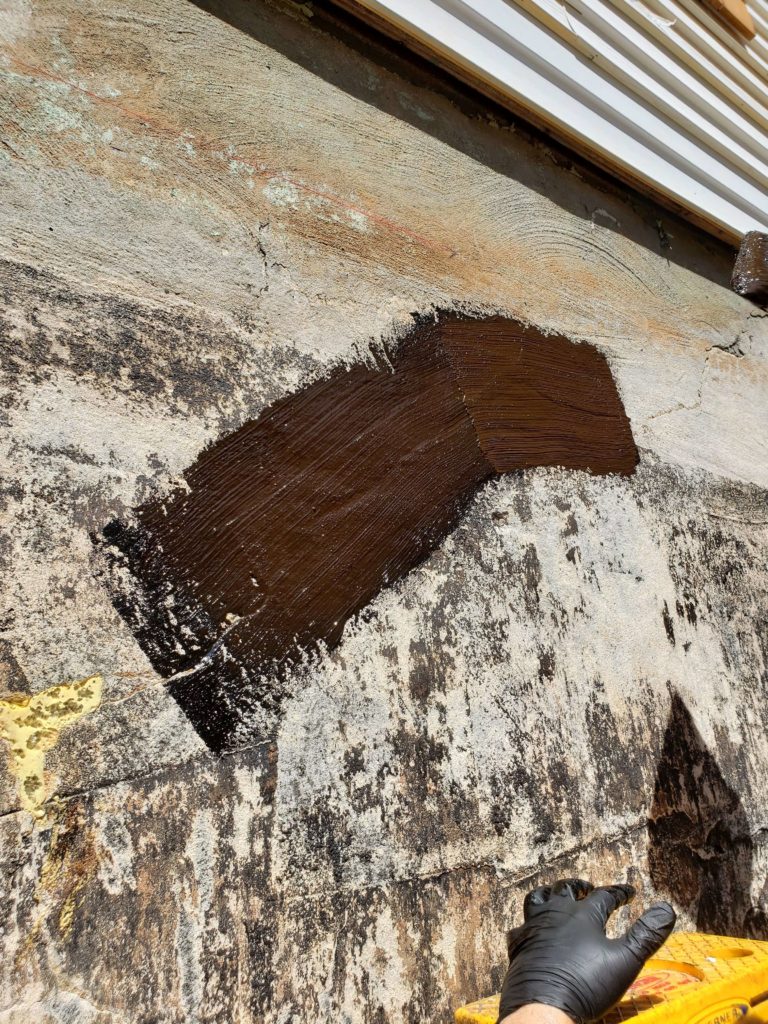 Patching the cracks - home renovation