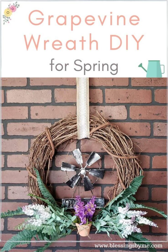 Grapevine Wreath DIY for Spring