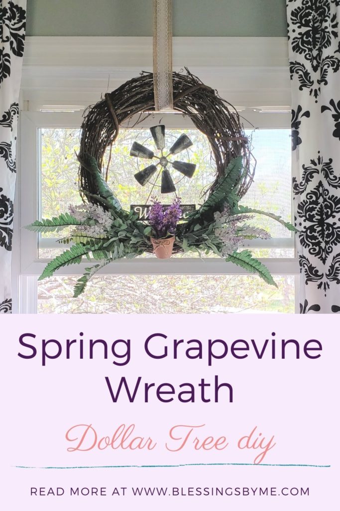 Grapevine Wreath for Spring