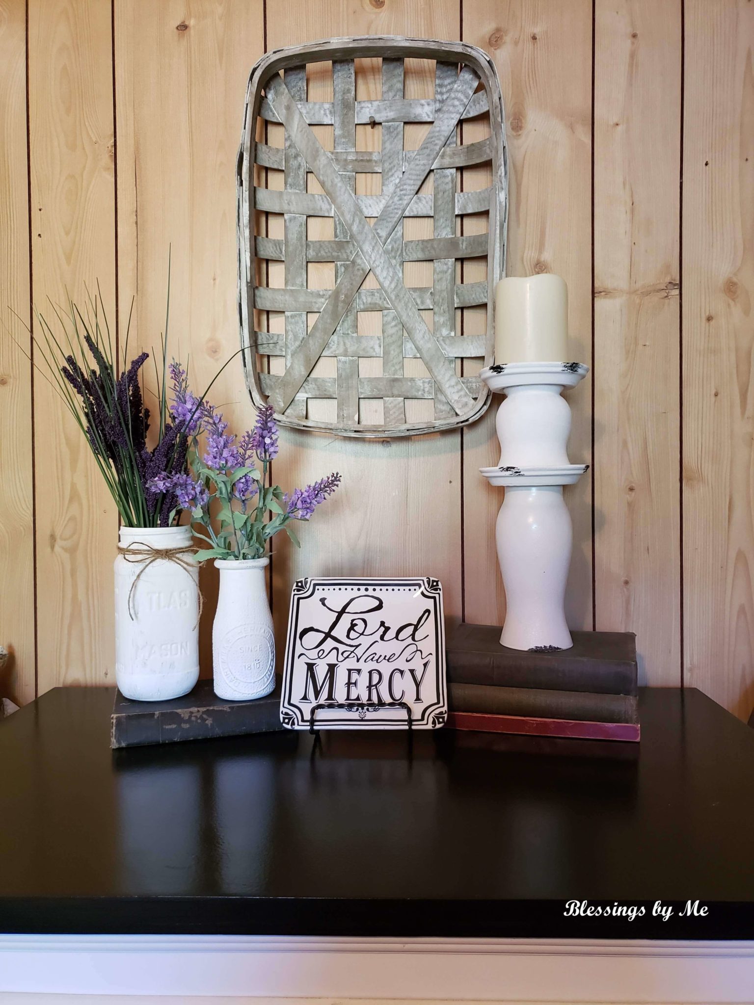 Kirkland's Knockoff Chipped Candle Holder DIY Blessings by Me