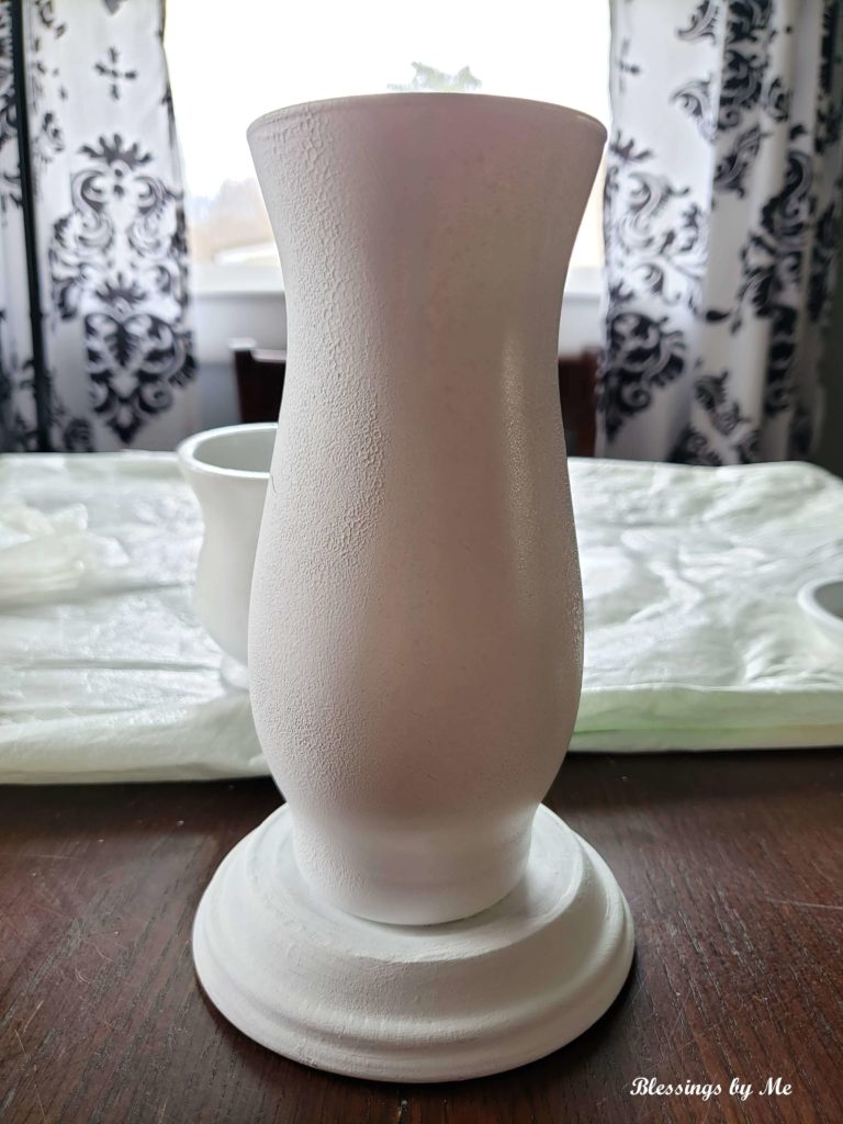 step 2 - attach vase to saucer