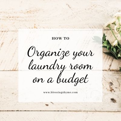 organizing your laundry room