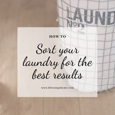 sorting your laundry