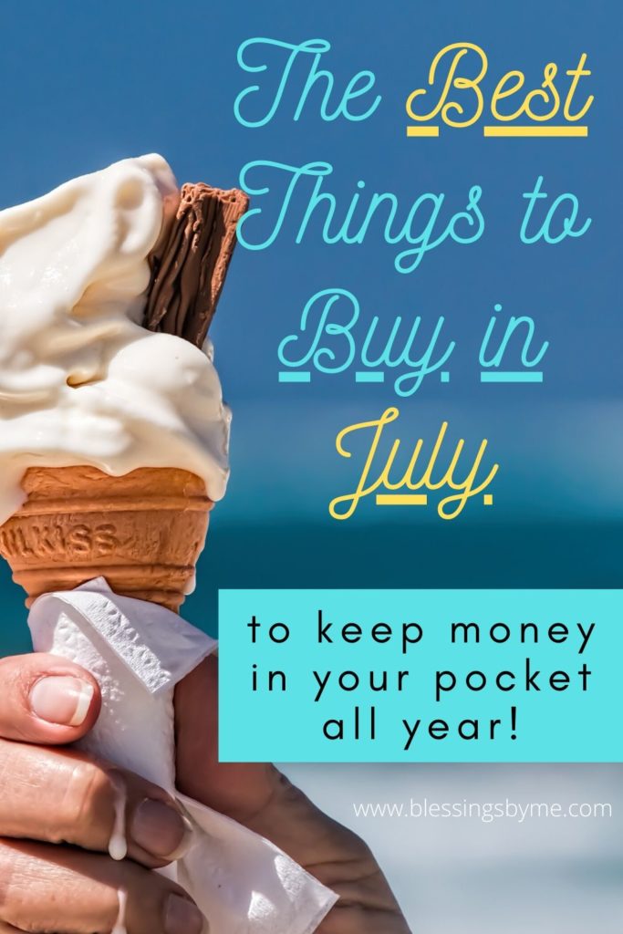 best things to buy in July