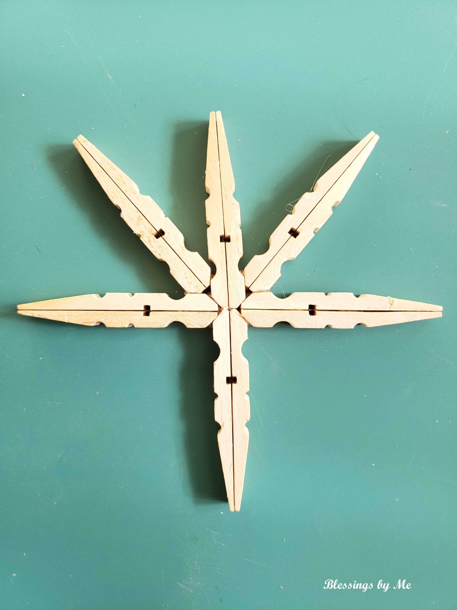 Rustic Snowflake Ornament - DIY's & Crafts - Blessings by Me