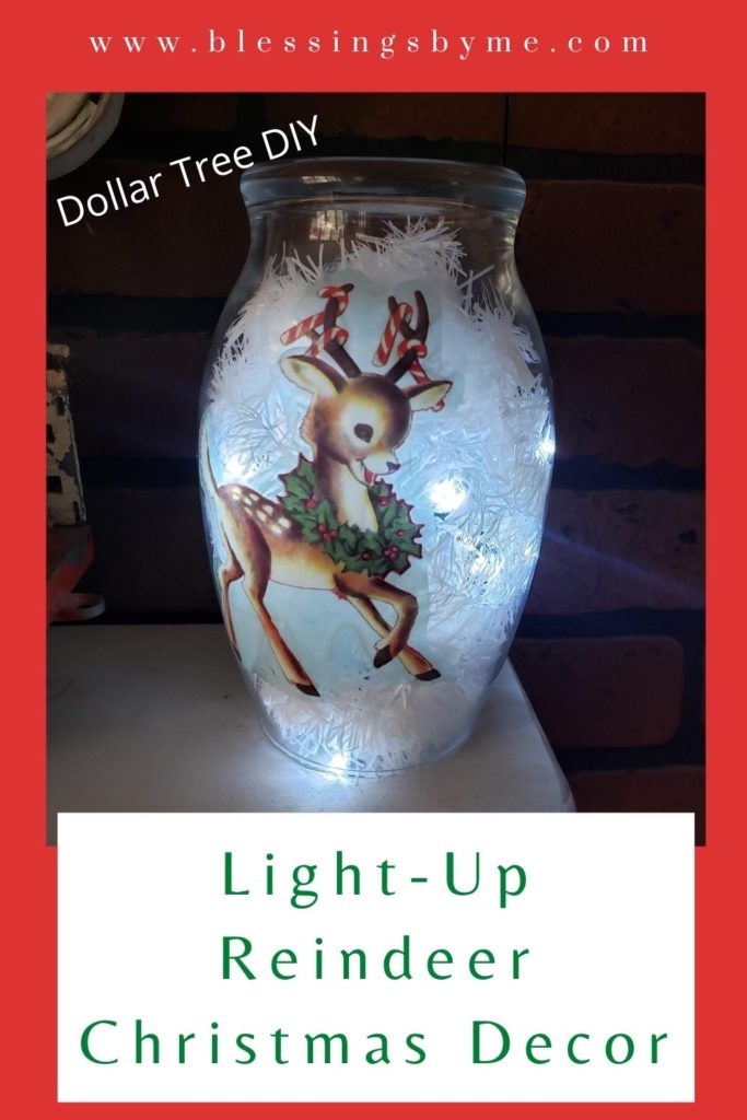 Light Up Reindeer Christmas Decor