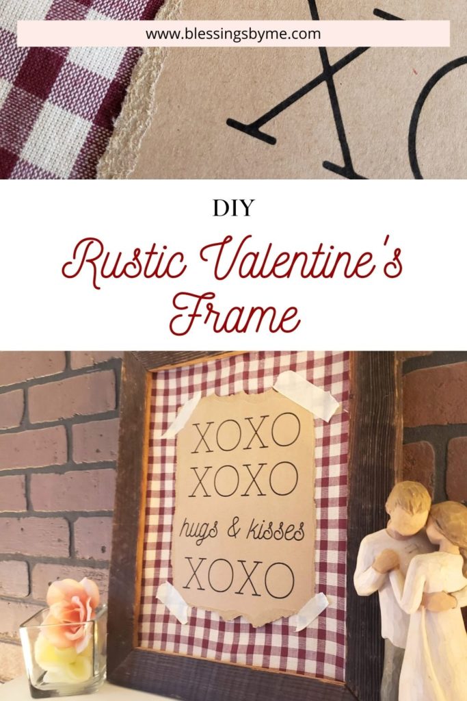 Rustic Valentine's Frame