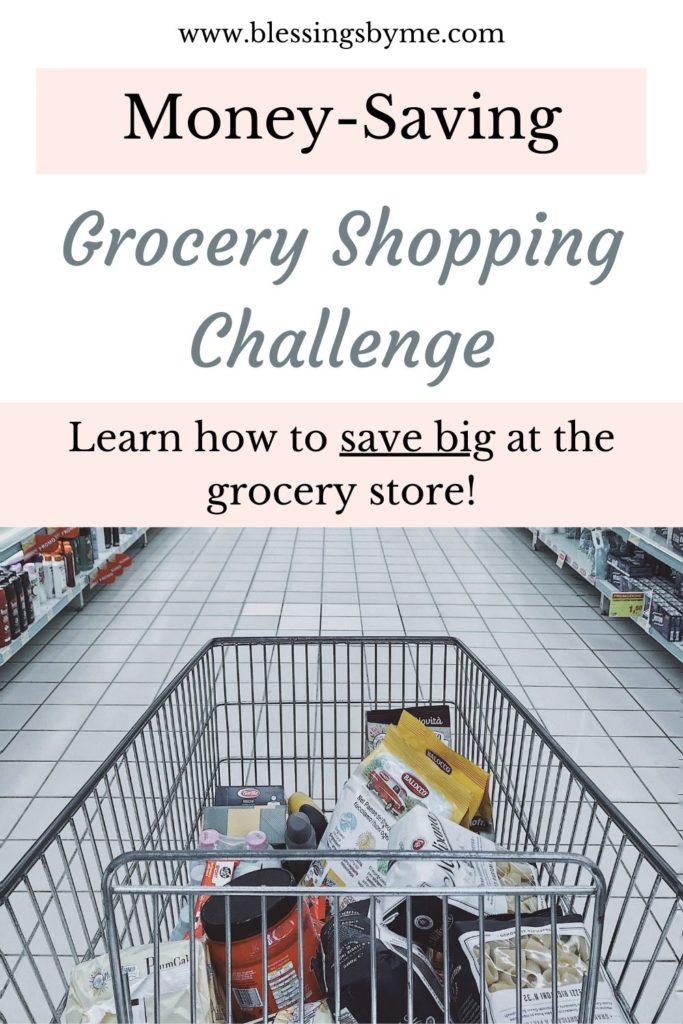 money-saving grocery shopping challenge