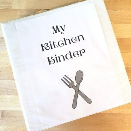 How to Create a Kitchen Binder