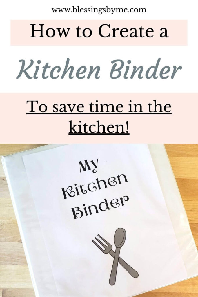 Kitchen Binder