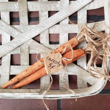 Paper Bag Carrots DIY