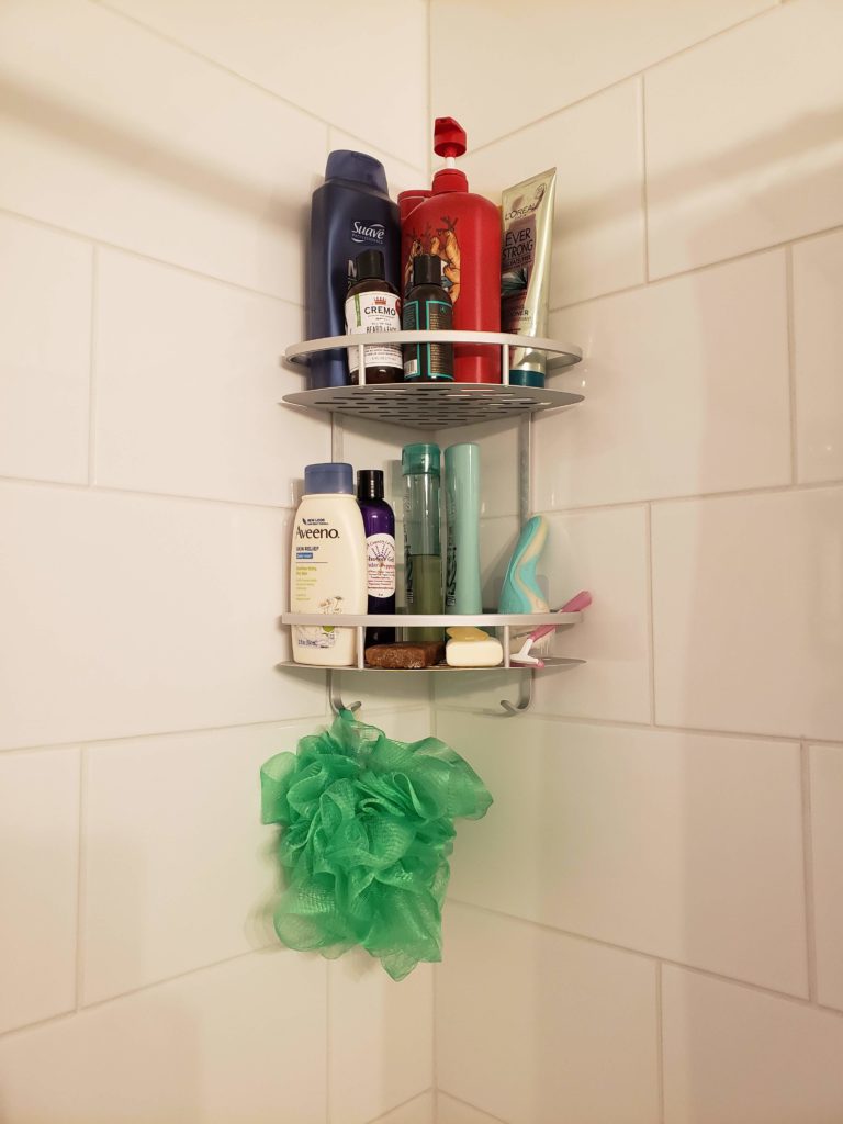 shower shelves