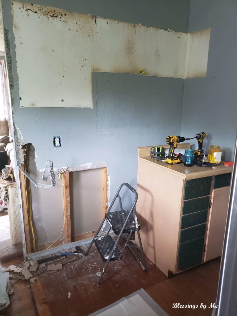 kitchen renovation step 3