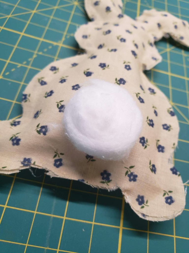 step 5 - add the cotton ball