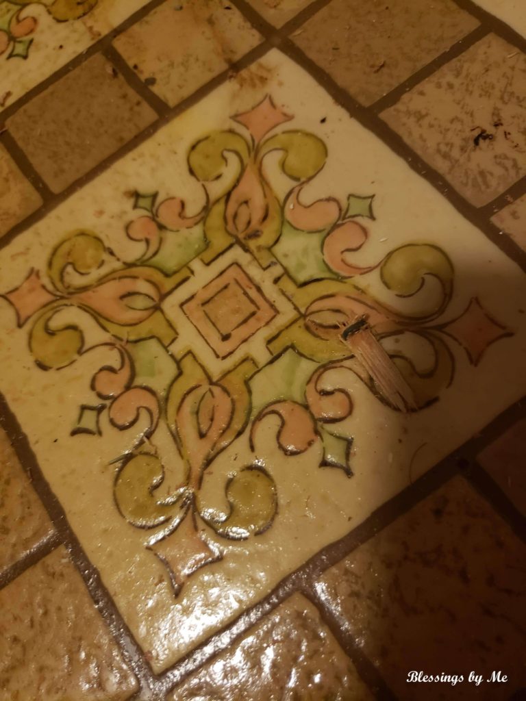 old floor pattern