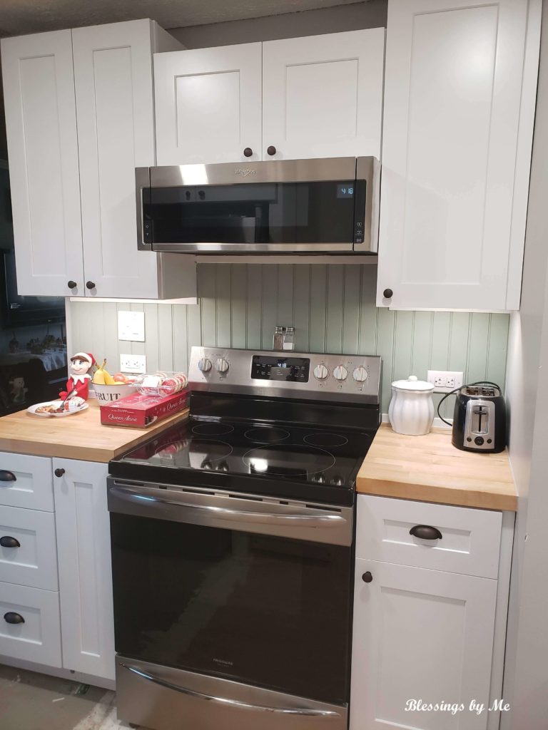 kitchen renovation - stove side