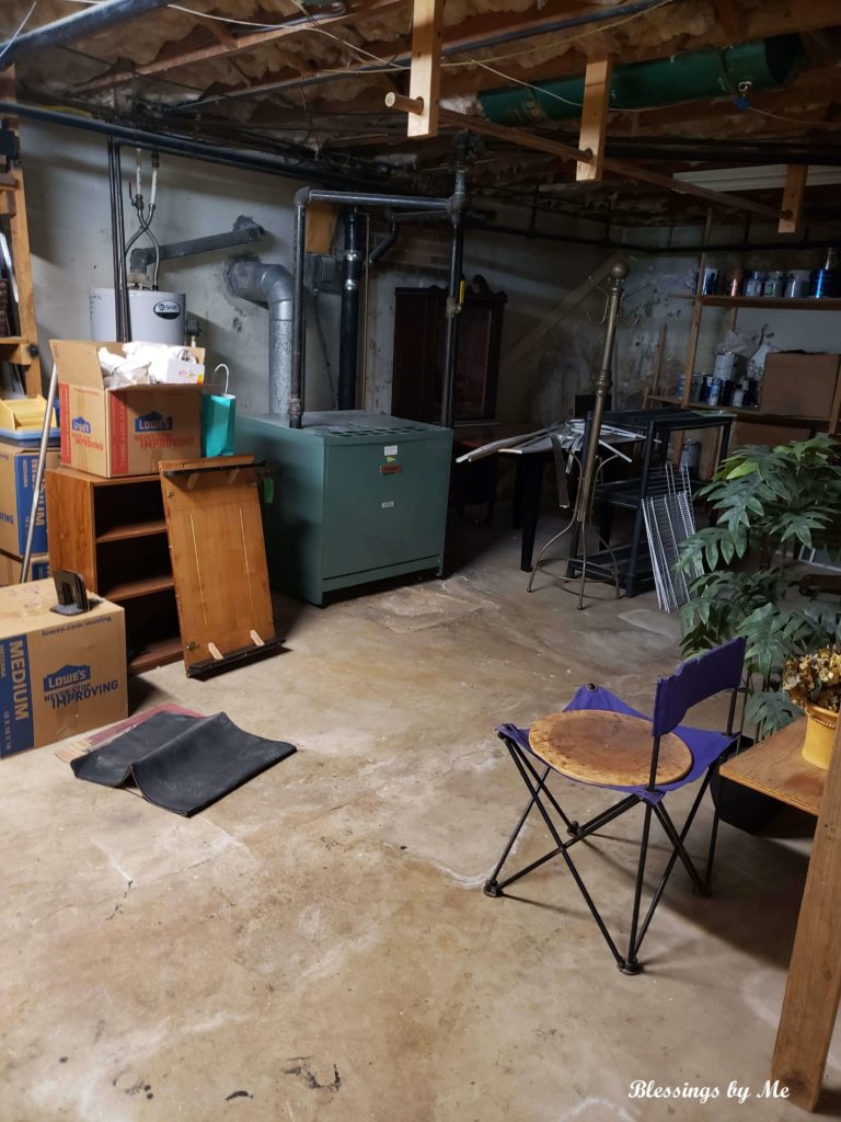 basement of new home