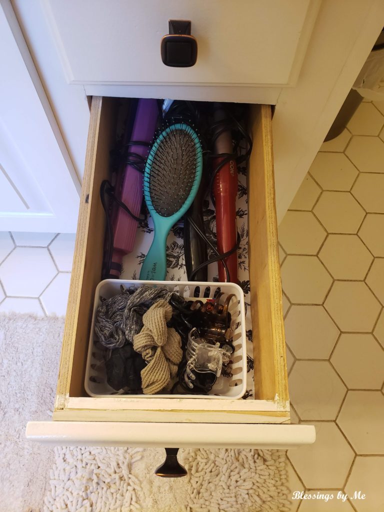 bathroom drawer