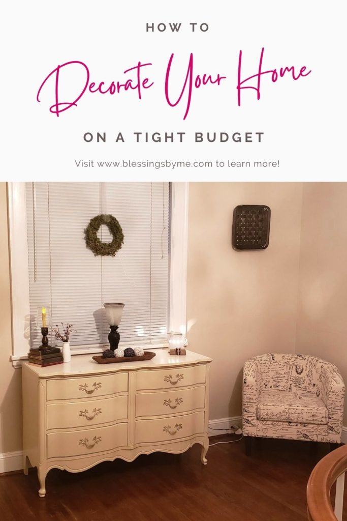 decorate your home on a budget