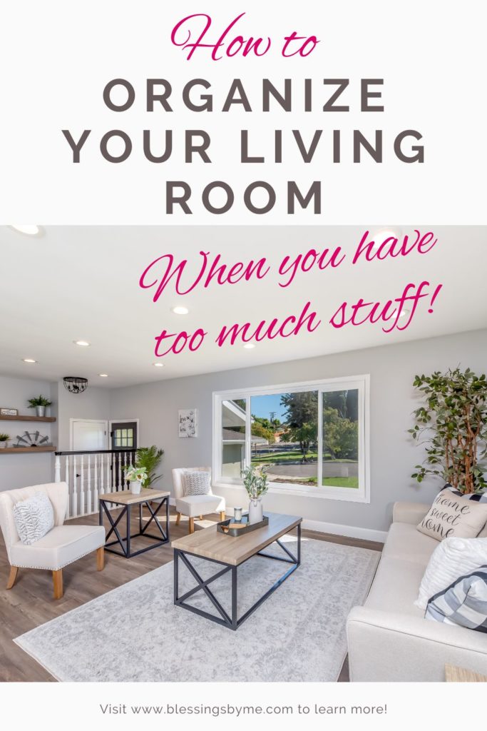 How to organize your living room